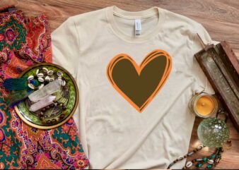 Hippie Heart Gift Diy Crafts Svg Files For Cricut, Silhouette Sublimation Files graphic t shirt