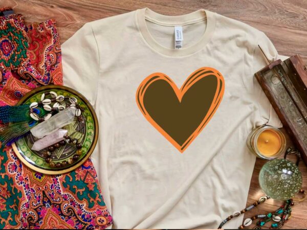 Hippie heart gift diy crafts svg files for cricut, silhouette sublimation files graphic t shirt
