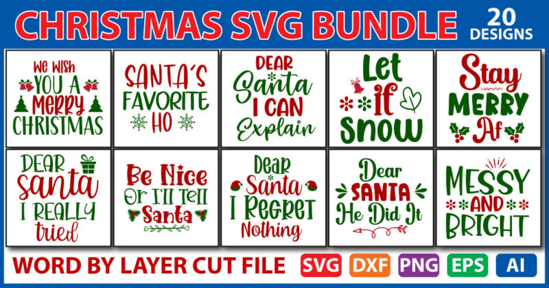 Christmas SVG Bundle vol.18