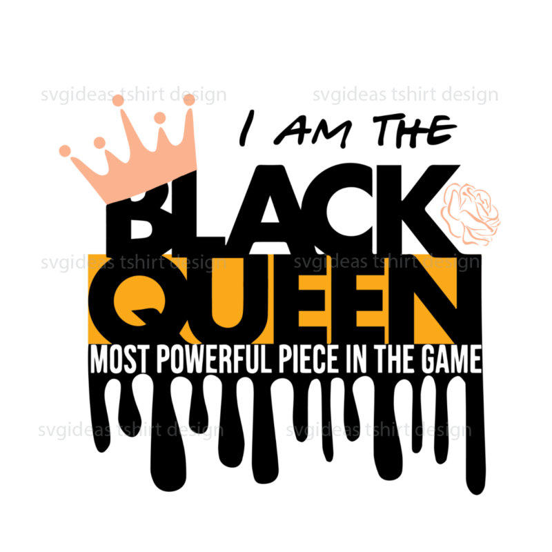 Black Queen Most Powerful Piece In The Game Cameo Htv Prints