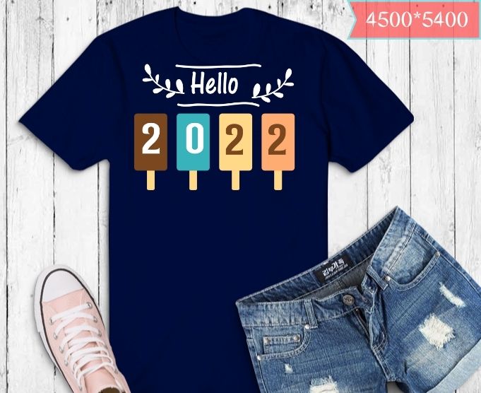 Goodbye 2021 Hello 2022 Happy New Year Funny Christmas Xmas ice cream T-Shirt design svg,Goodbye 2021,Happy New Year, holiday,