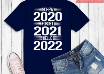 Goodbye 2021 Hello 2022 Merry Christmas Happy New Year 2022 T-Shirt design svg,