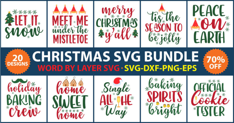 Christmas SVG Bundle vol. 20