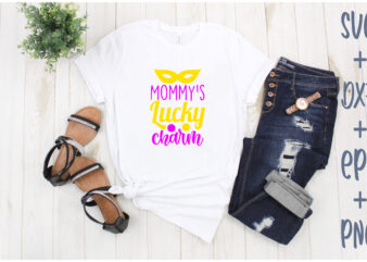 Mommy’s lucky charm t shirt designs for sale