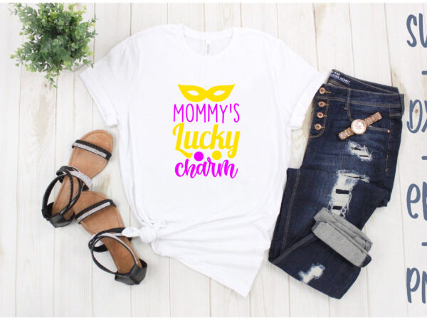 Mommy’s lucky charm t shirt designs for sale