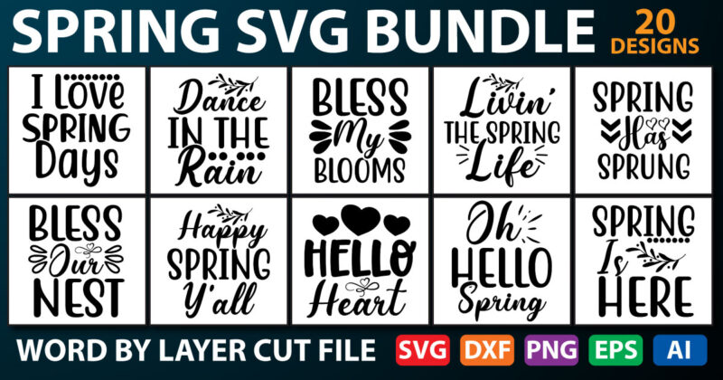 Spring SVG Bundle