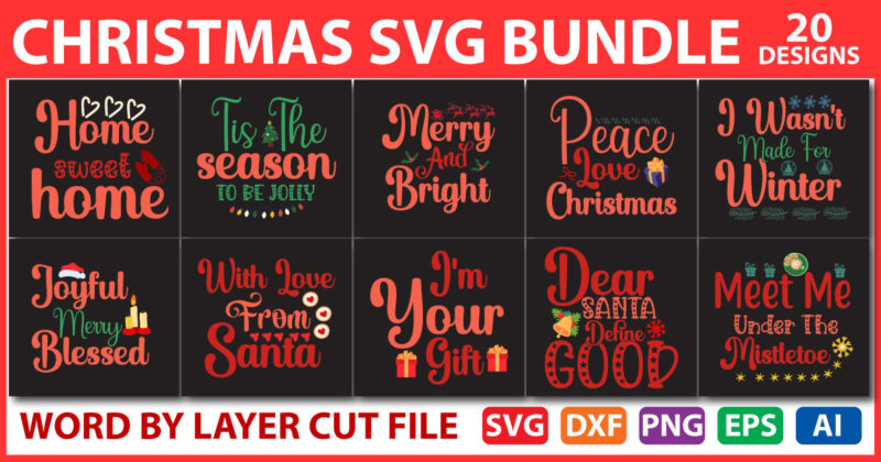 Christmas SVG Bundle vol.16