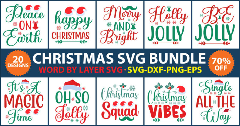 Christmas SVG Bundle vol.17
