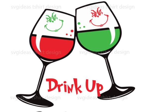 Funny christmas party drinking team xmas graphic t shirt design svg cricut & sublimation files instant download