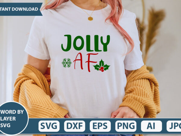 Jolly af svg vector for t-shirt