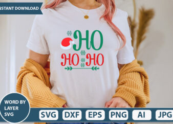 ho ho ho SVG Vector for t-shirt