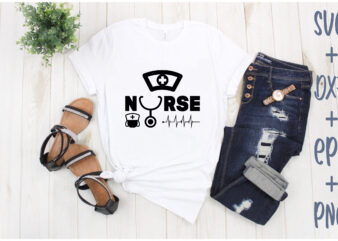 nurse T shirt vector artwork