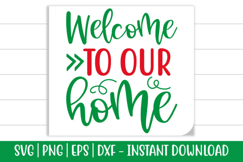 Welcome to our home print ready Christmas colorful SVG cut file for t-shirt and more merchandising