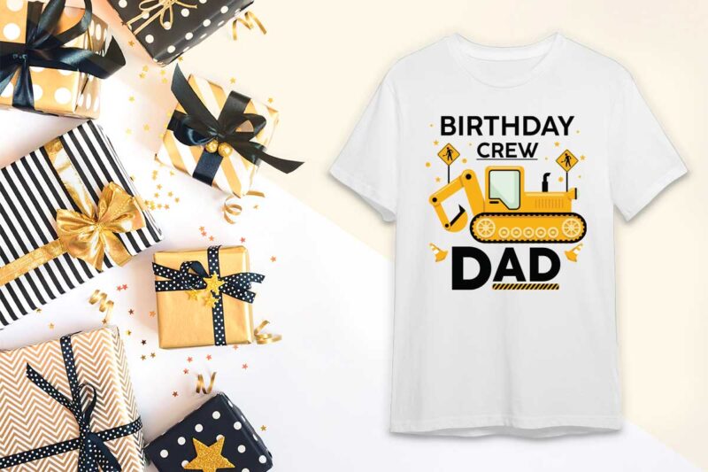 Birthday Crew Dad Gift Diy Crafts Svg Files For Cricut, Silhouette Sublimation Files