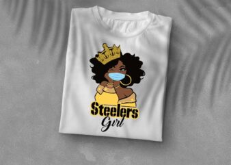 American Football, Nfl Steelers Girl Gift Idea Diy Crafts Svg Files For Cricut, Silhouette Sublimation Files t shirt vector