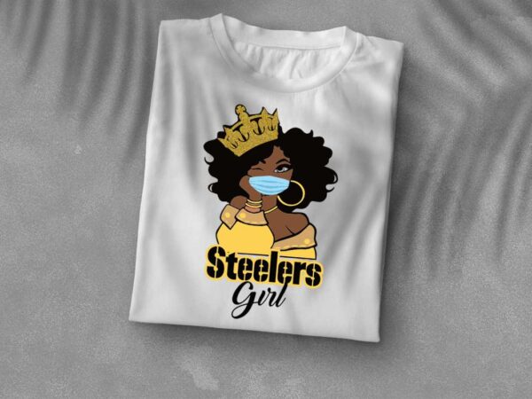 American football, nfl steelers girl gift idea diy crafts svg files for cricut, silhouette sublimation files t shirt vector