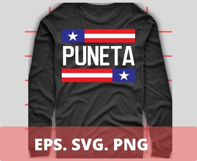 puñeta funny usa flag saying gifts T-shirt design