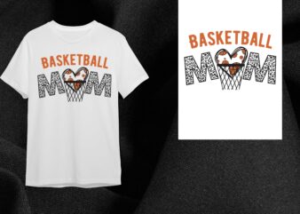 Basketball Mom Pattern Print Diy Crafts Svg Files For Cricut, Silhouette Sublimation Files t shirt template