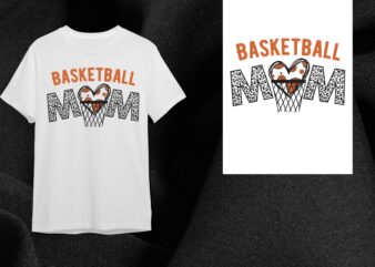 Basketball Mom Pattern Print Diy Crafts Svg Files For Cricut, Silhouette Sublimation Files