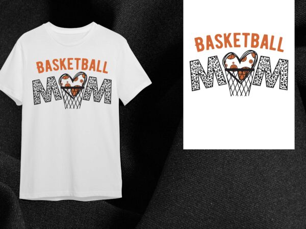 Basketball mom pattern print diy crafts svg files for cricut, silhouette sublimation files t shirt template