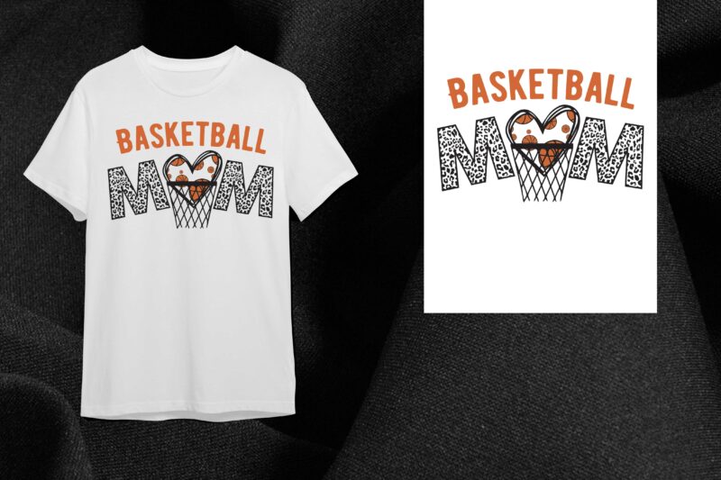 Basketball Mom Pattern Print Diy Crafts Svg Files For Cricut, Silhouette Sublimation Files