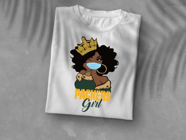 American football, nfl packers girl gift idea diy crafts svg files for cricut, silhouette sublimation files t shirt vector