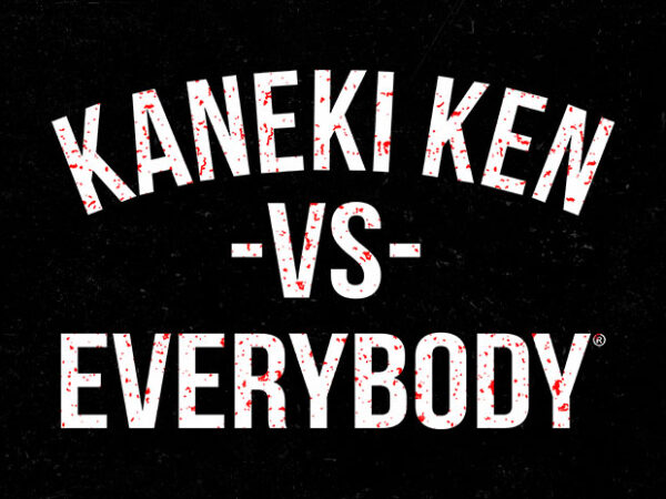 Kaneki power t shirt vector art