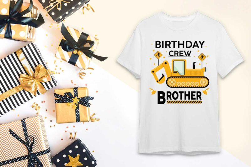 Birthday Crew Brother Gift Diy Crafts Svg Files For Cricut, Silhouette Sublimation Files