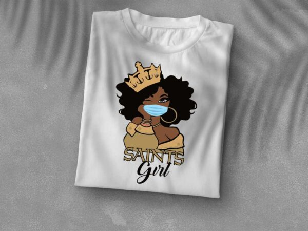 American football, nfl saints girl gift idea diy crafts svg files for cricut, silhouette sublimation files t shirt vector