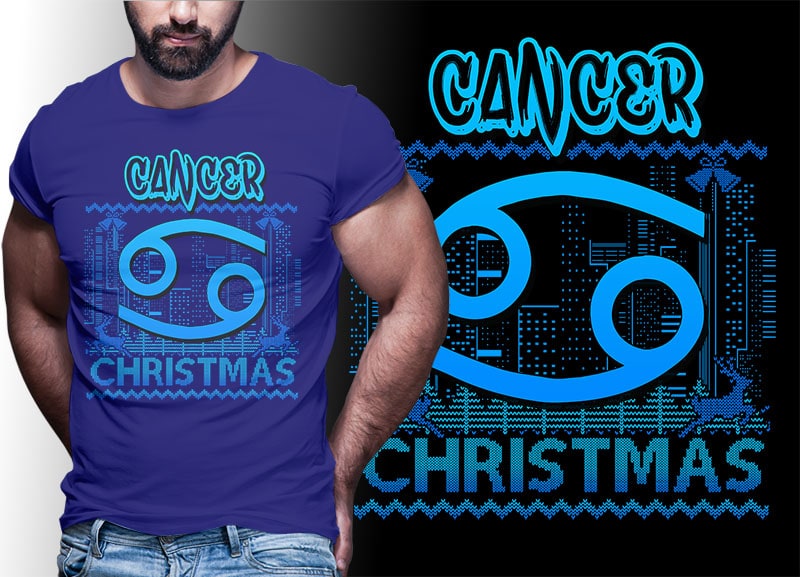 12 ZODIAC Christmas PART#16 tshirt designs bundle