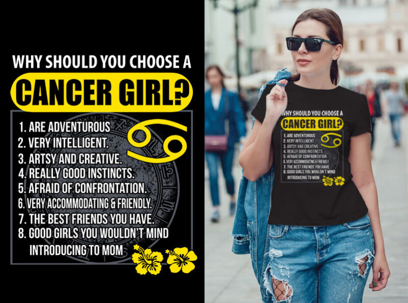 12 ZODIAC GIRL tshirt designs bundle PART# 22 ON