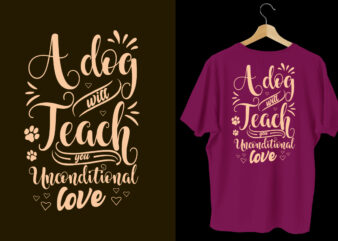 Dogs t shirt design, Dogs lettering typography t shirt, Dogs t shirt design bundle, Dogs t shirt quotes,