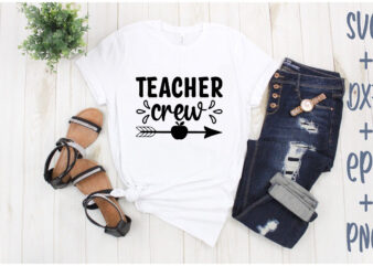 Teacher Crew t shirt designs for sale