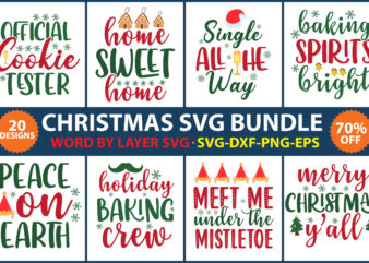 Christmas SVG Bundle vol. 20 t shirt vector file