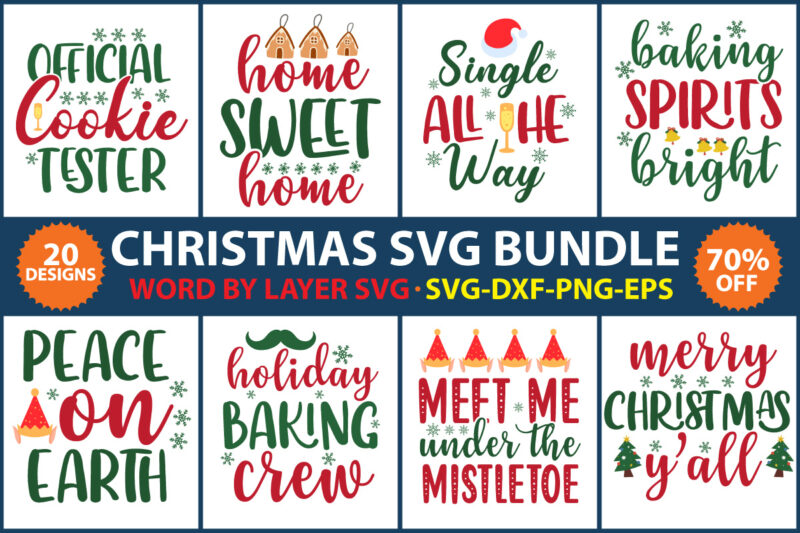 Christmas SVG Bundle vol. 20