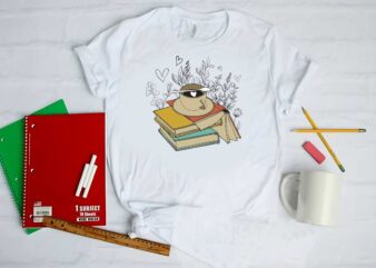 Book Lover With Coffee Silhouette SVG Gift Diy Crafts Svg Files For Cricut, Silhouette Sublimation Files t shirt template