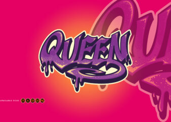 Queen Style Graffiti Hip Hop Characters