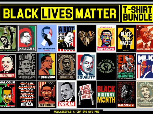 Black lives matter t-shirt bundles