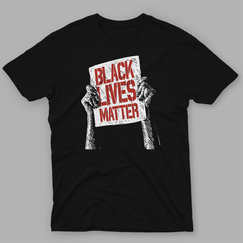 t-shirt vector BLACK LIVES MATTER T-SHIRT BUNDLES