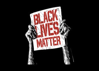 BLACK LIVES MATTER PROTEST t shirt template