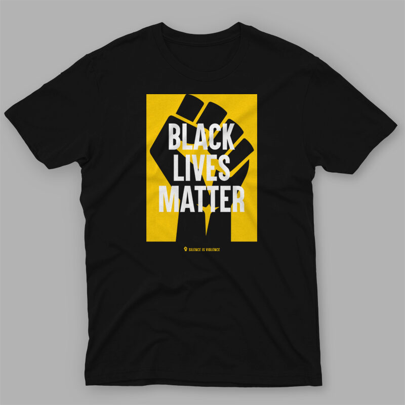 t-shirt vector BLACK LIVES MATTER T-SHIRT BUNDLES