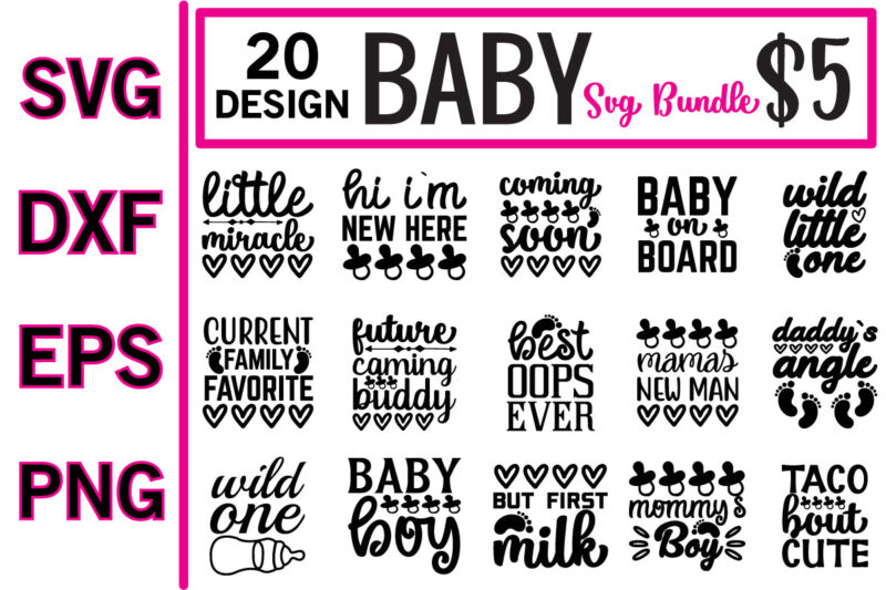 baby svg bundle