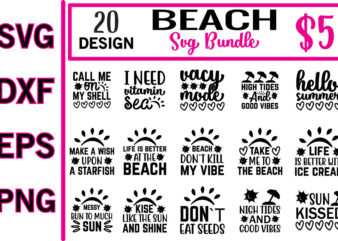 beach svg bundle t shirt template
