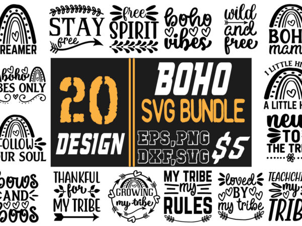 Boho svg bundle t shirt template