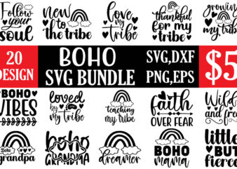 boho svg bundle