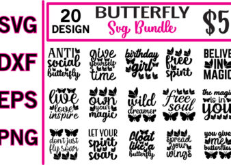butterfly svg bundle