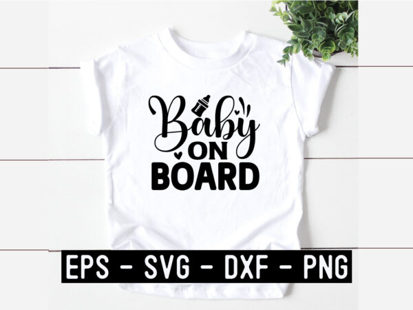 Baby svg t shirt design template