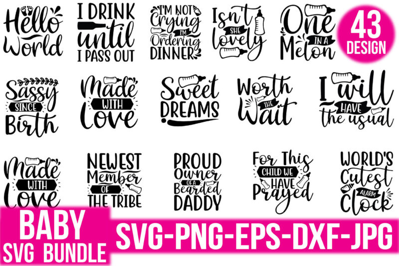 Baby Svg Bundle