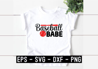 Baseball Babe SVG