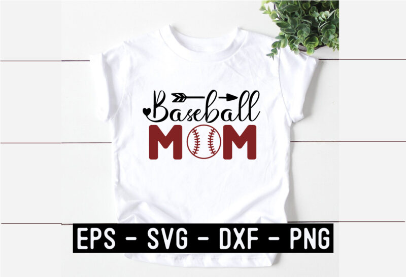 Baseball Mom SVG